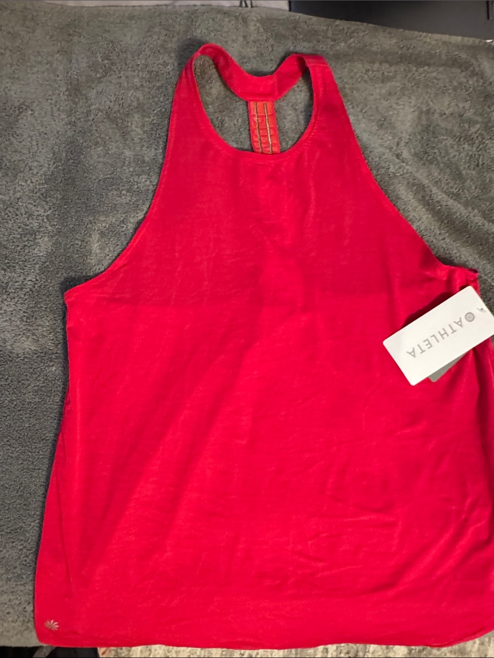 Athleta Bright Red Racerback Tank